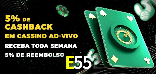 Promoções do cassino ao Vivo E55